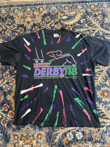 Vintage VINTAGE 1992 Kentucky Derby All Over Print