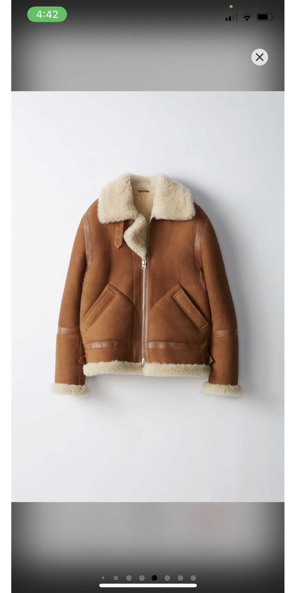 Acne Studios Ian Leather Shearling - image 1