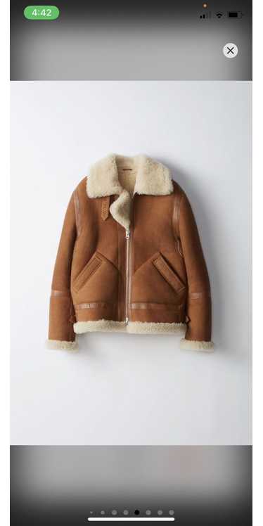 Acne Studios Ian Leather Shearling