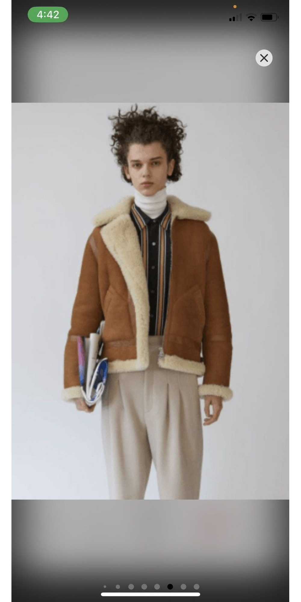 Acne Studios Ian Leather Shearling - image 3