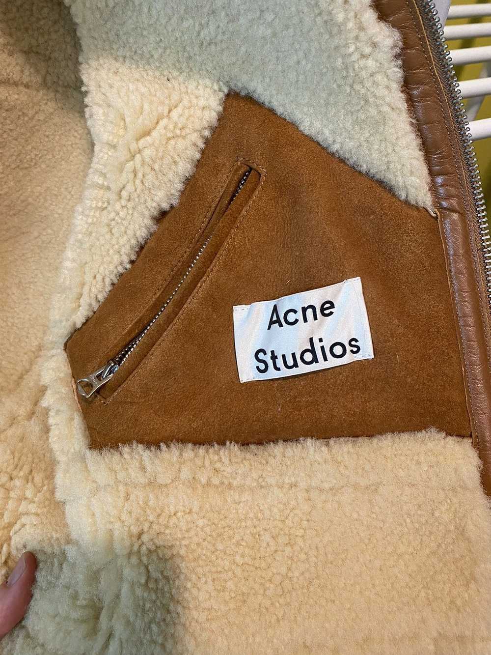 Acne Studios Ian Leather Shearling - image 6