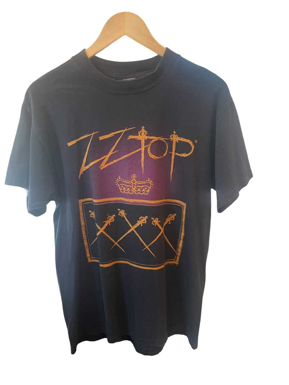 Band Tees × Giant × Vintage 1999 Giant ZZ Top XXX… - image 1