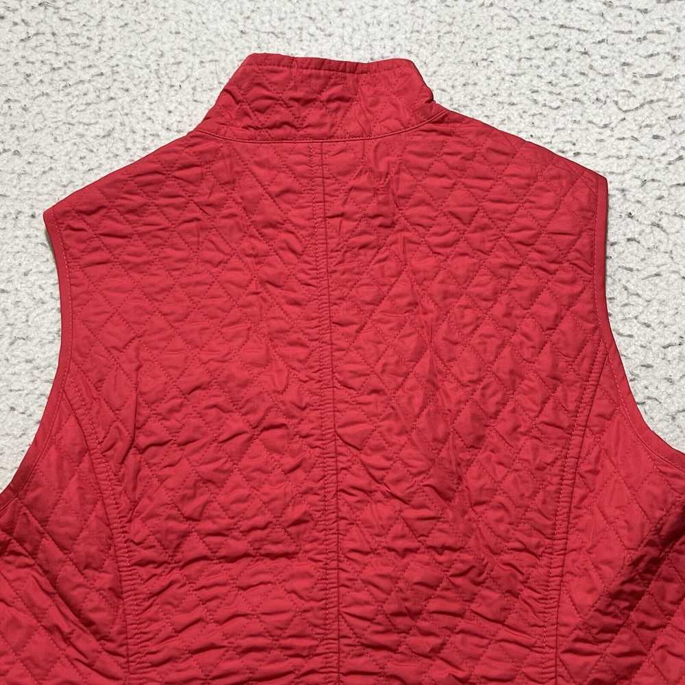 Other Talbots Quilted Full Zip Vest Lightweight H… - image 10