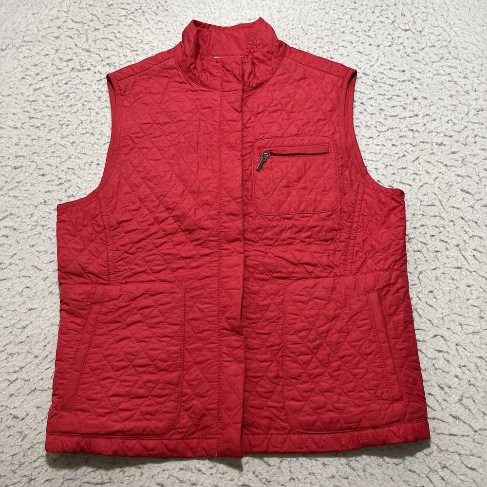 Other Talbots Quilted Full Zip Vest Lightweight H… - image 1