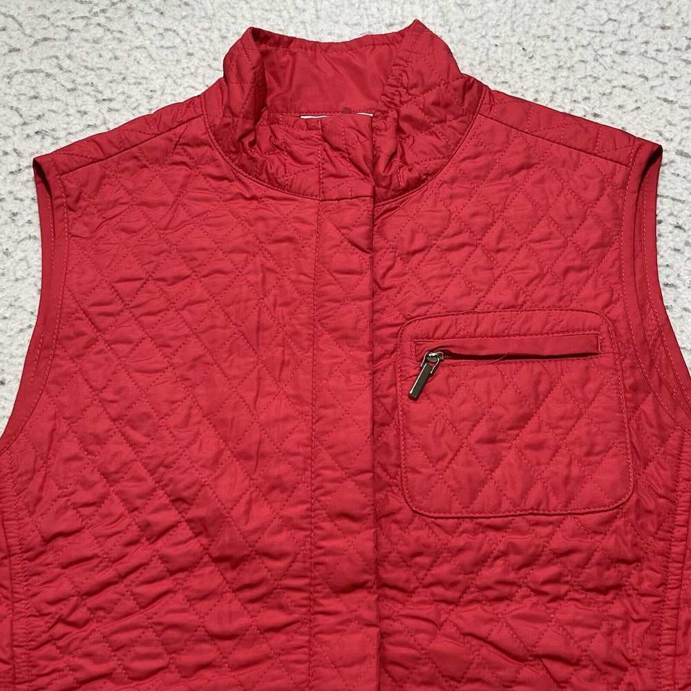 Other Talbots Quilted Full Zip Vest Lightweight H… - image 2