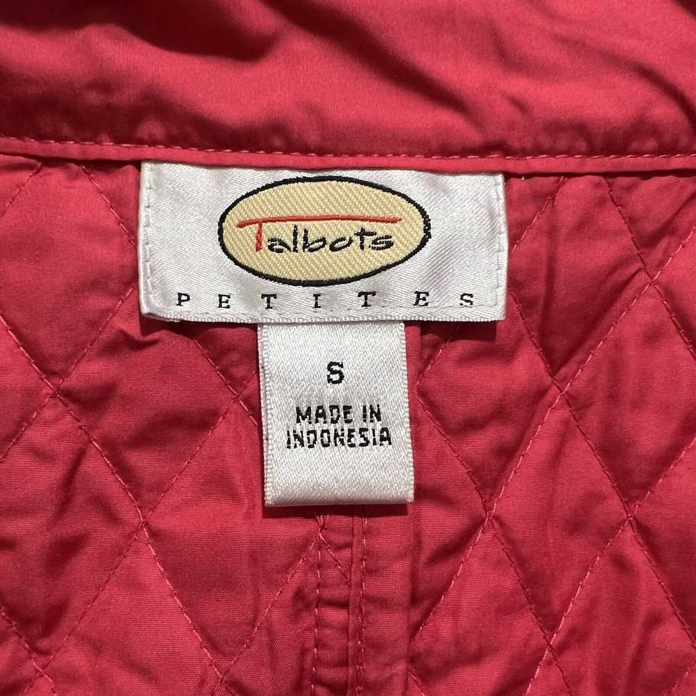 Other Talbots Quilted Full Zip Vest Lightweight H… - image 3