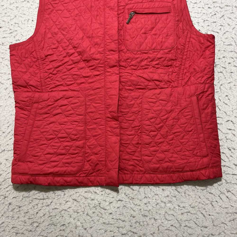 Other Talbots Quilted Full Zip Vest Lightweight H… - image 5