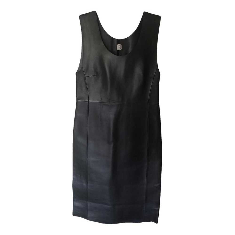 Totême Leather mid-length dress - image 1