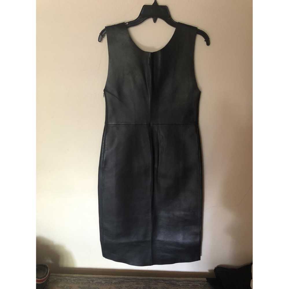 Totême Leather mid-length dress - image 2