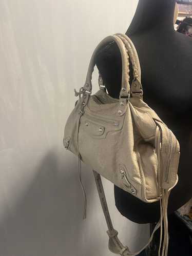 Balenciaga Balanciaga Beige Agneau Giant City Hand