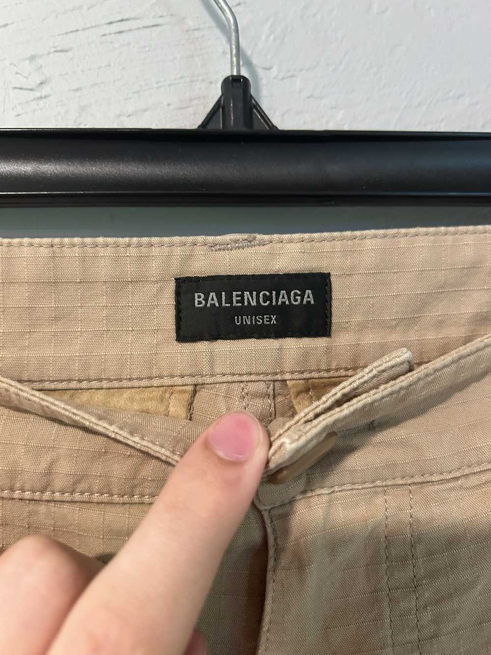 Balenciaga Balenciaga khaki multi pocket cargo pa… - image 8