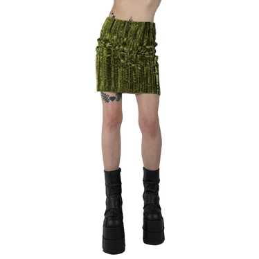 Caché 90s Velvet Mini Skirt (XS) - image 1