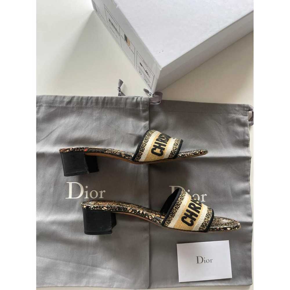 Dior Dway leather sandal - image 4