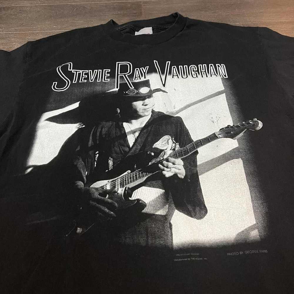 Designer Vintage Stevie Ray Vaughan T Shirt 00s L… - image 1