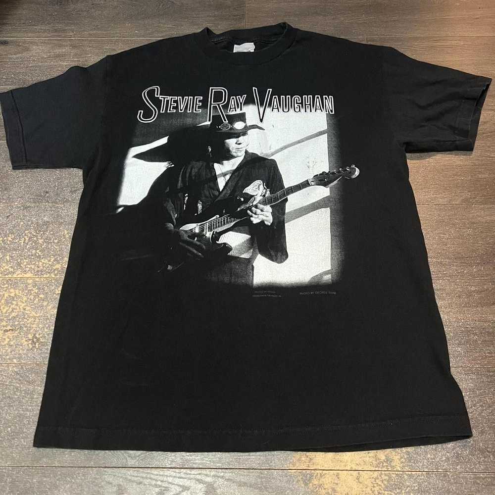 Designer Vintage Stevie Ray Vaughan T Shirt 00s L… - image 2