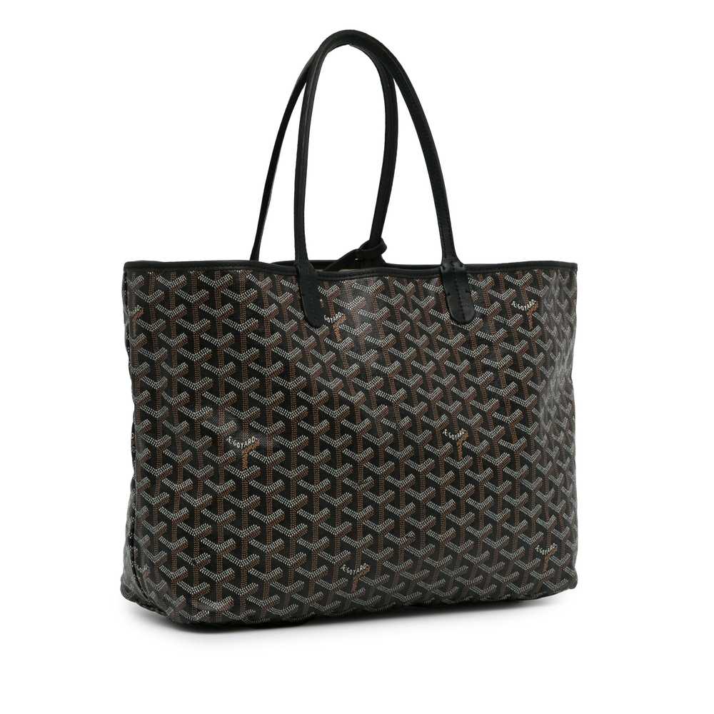 Black Goyard Goyardine Saint Louis PM Tote Bag - image 2