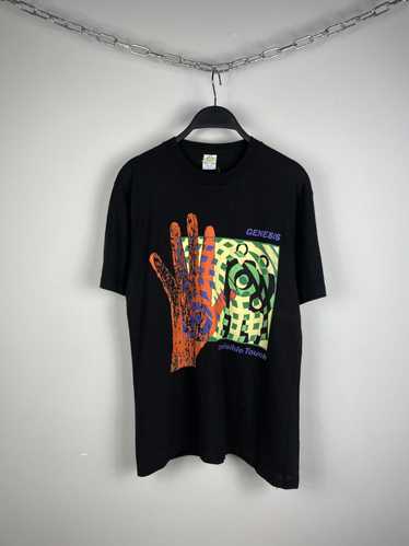 Spring Ford Vintage store Genesis 1986 Invisible Tour Concert T-shirt, Marked Large