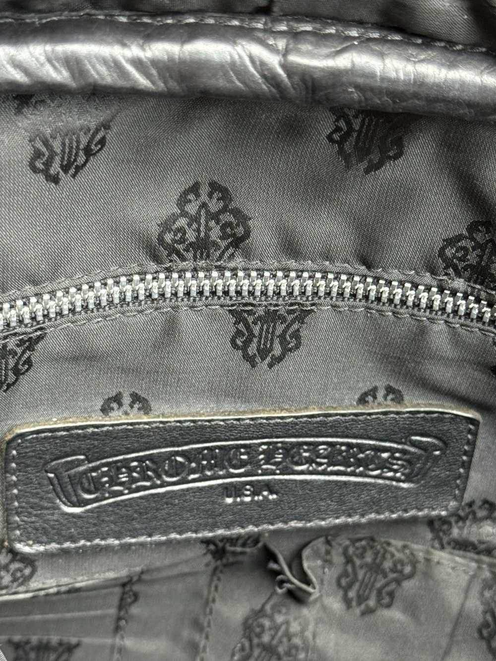 Chrome Hearts Vintage Chrome Hearts Brown Leather… - image 4