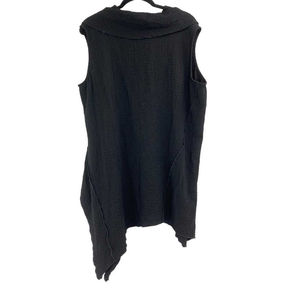 Ali Miles Black Stretchy Lagenlook Sleeveless Cow… - image 2