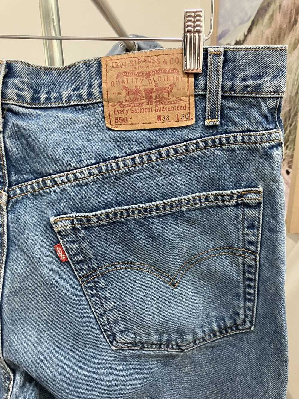 Levi's × Vintage Vintage 90’s Levi’s 550 38x30 Di… - image 3