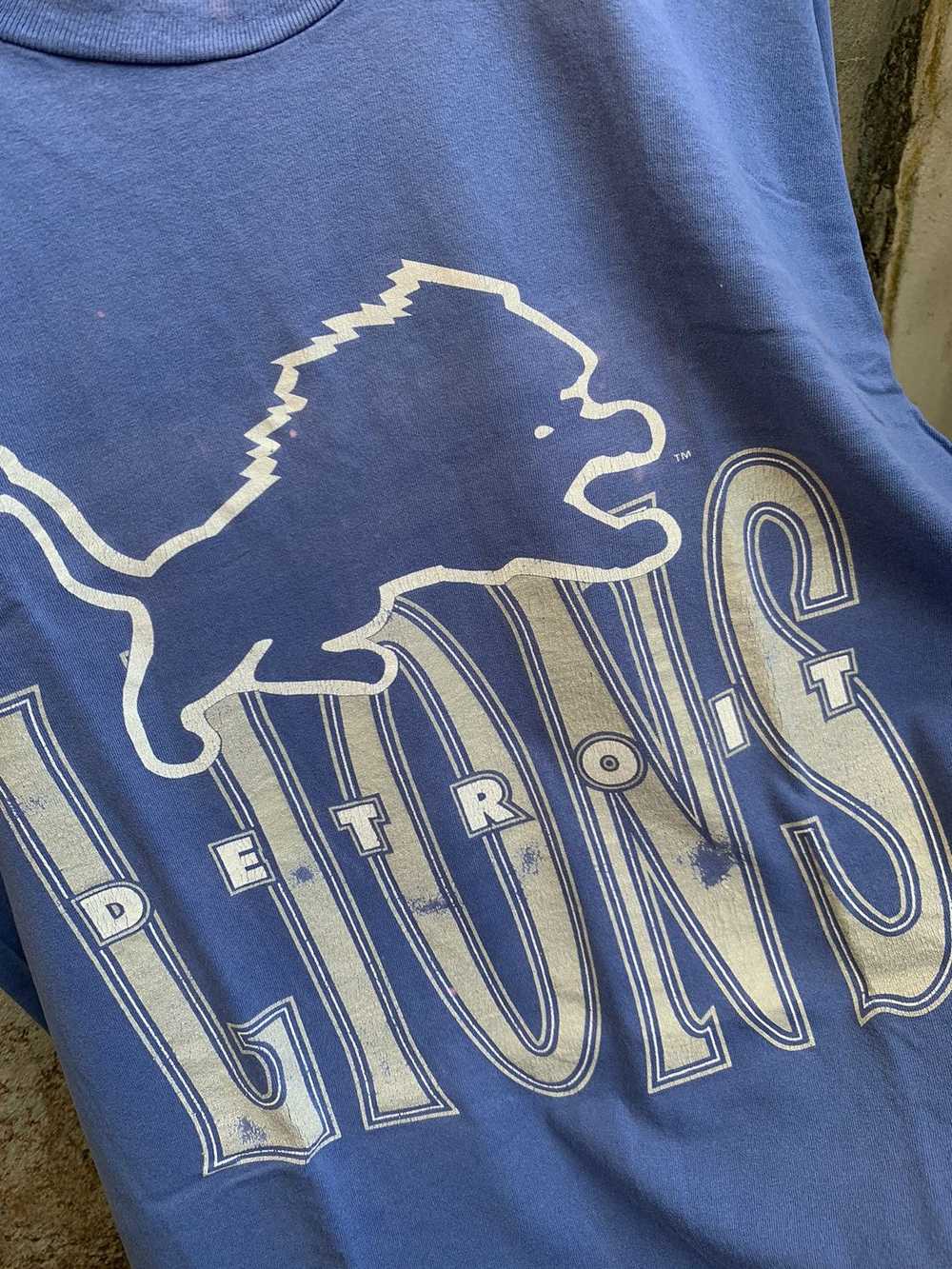 NFL × Vintage Vintage 1990s NFL Detroit Lions Tee - image 2