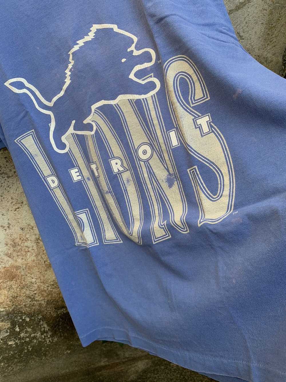 NFL × Vintage Vintage 1990s NFL Detroit Lions Tee - image 5