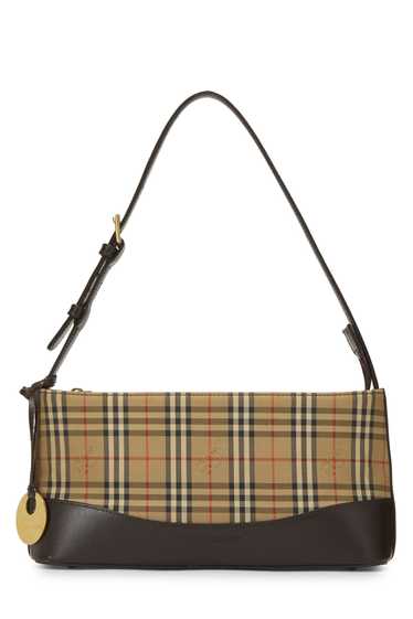 Brown Haymarket Canvas Handbag Long - image 1