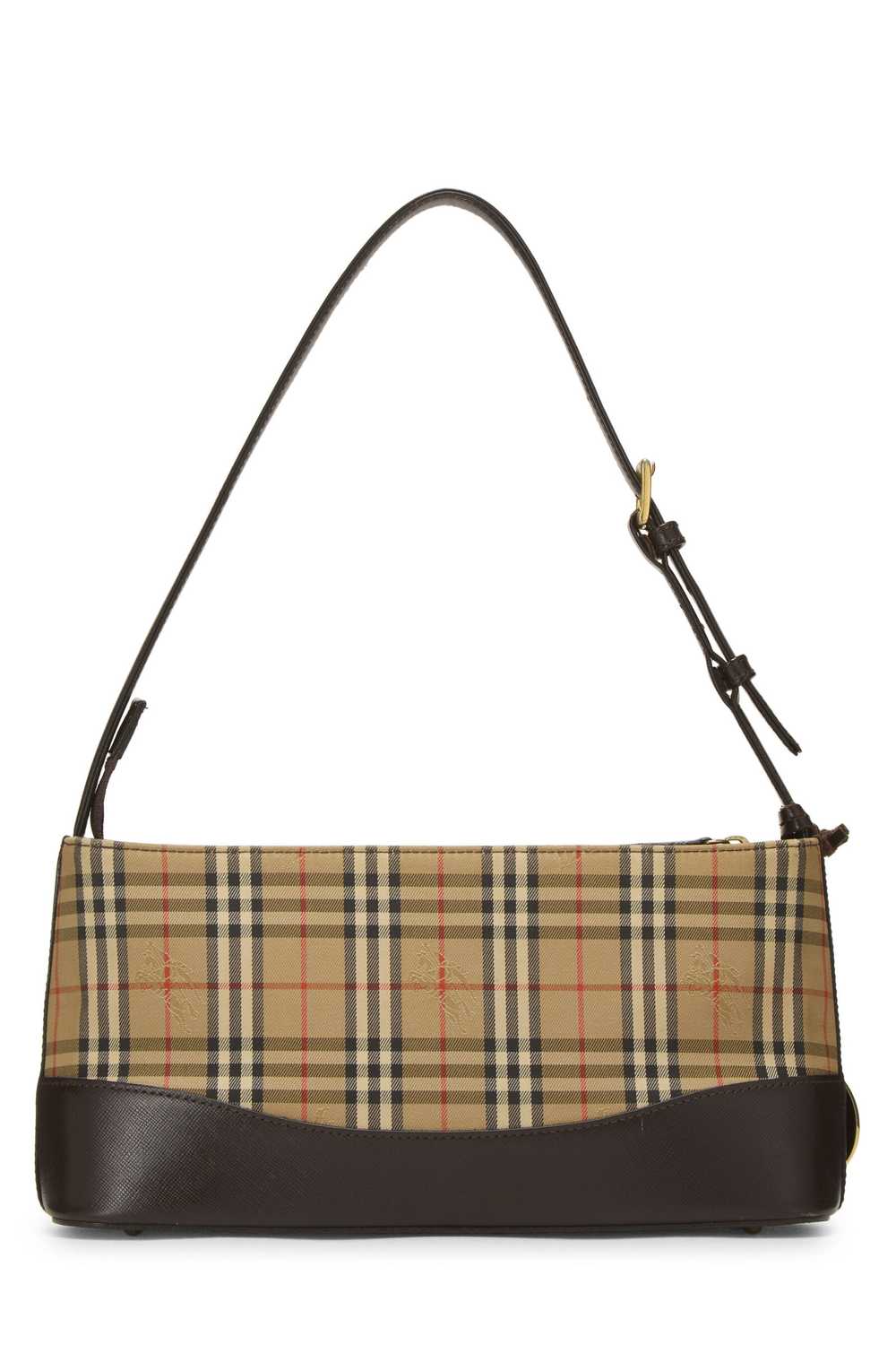 Brown Haymarket Canvas Handbag Long - image 4