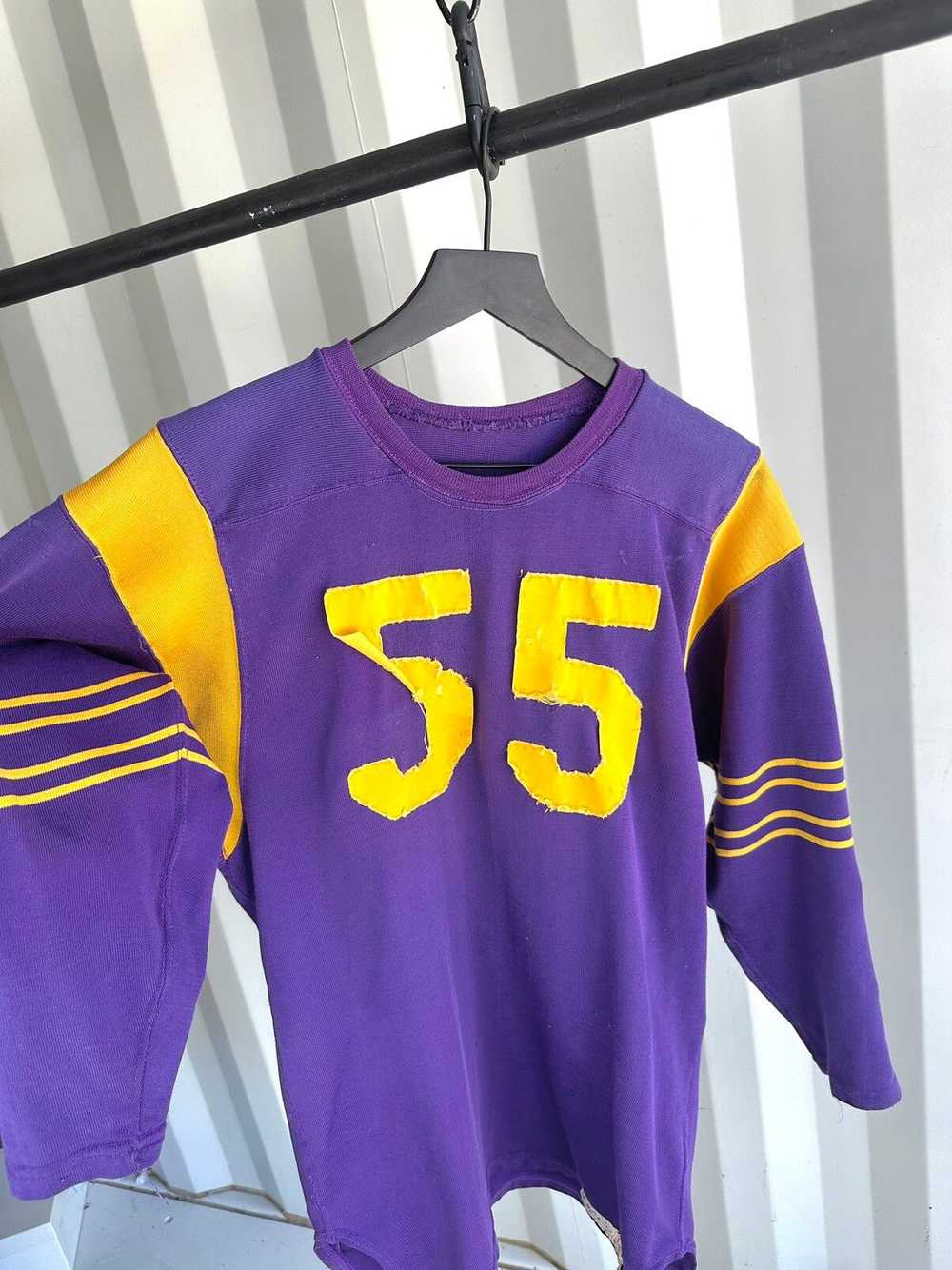 Vintage 1950’s Thrashed Football Jersey - image 2