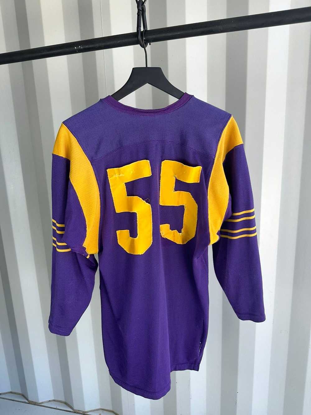 Vintage 1950’s Thrashed Football Jersey - image 4