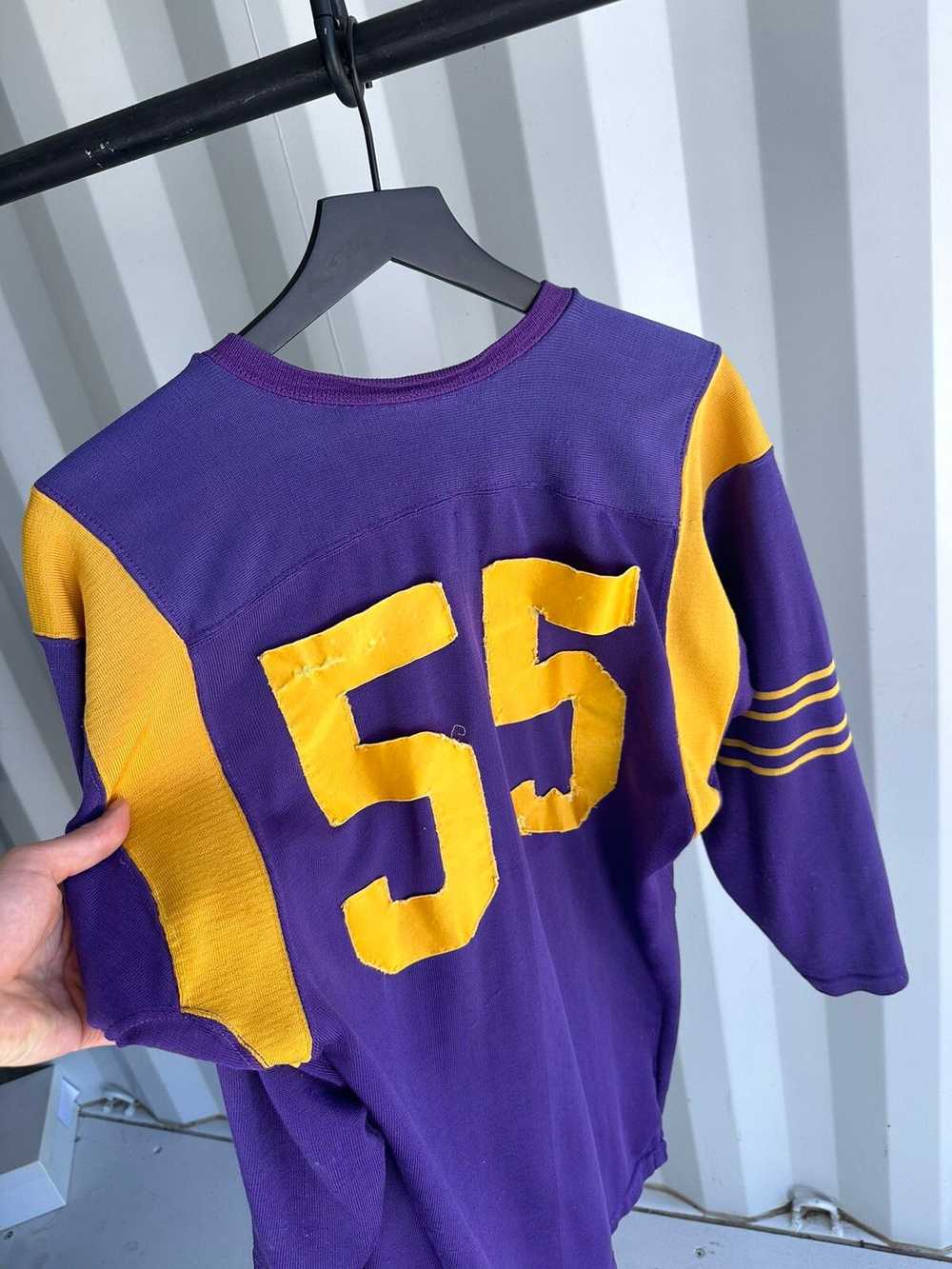 Vintage 1950’s Thrashed Football Jersey - image 6