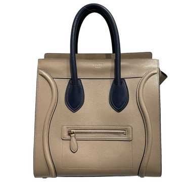 CELINE/Tote Bag/Leather/BEG/Luggage Tote - image 1