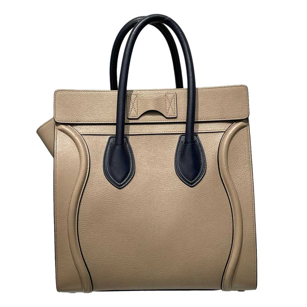 CELINE/Tote Bag/Leather/BEG/Luggage Tote - image 2