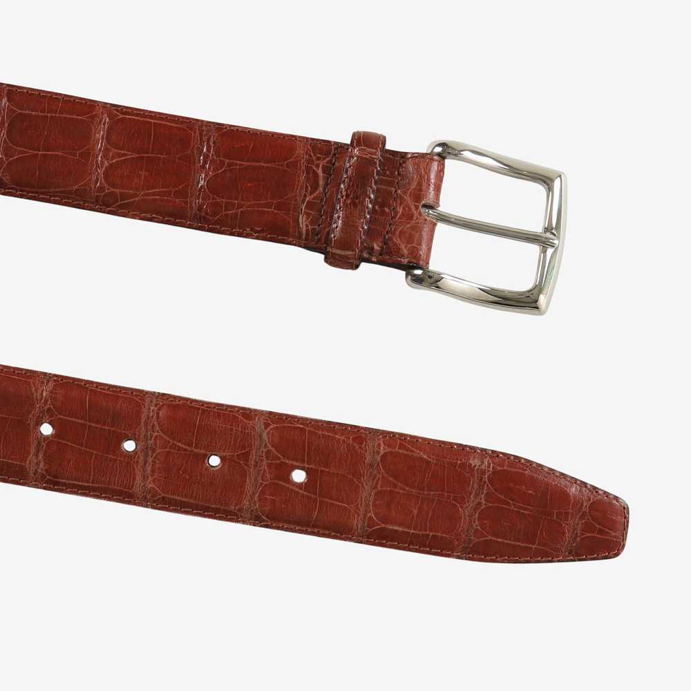 Sutor Mantellassi Crocodile Skin Belt - image 3