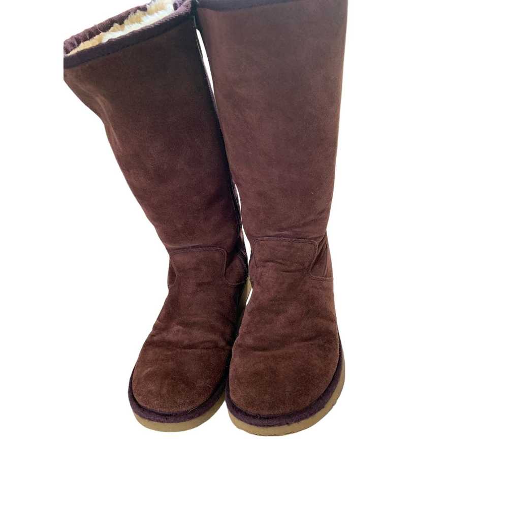 Ugg Plum wine classic tall Ugg boots size 8 - image 2