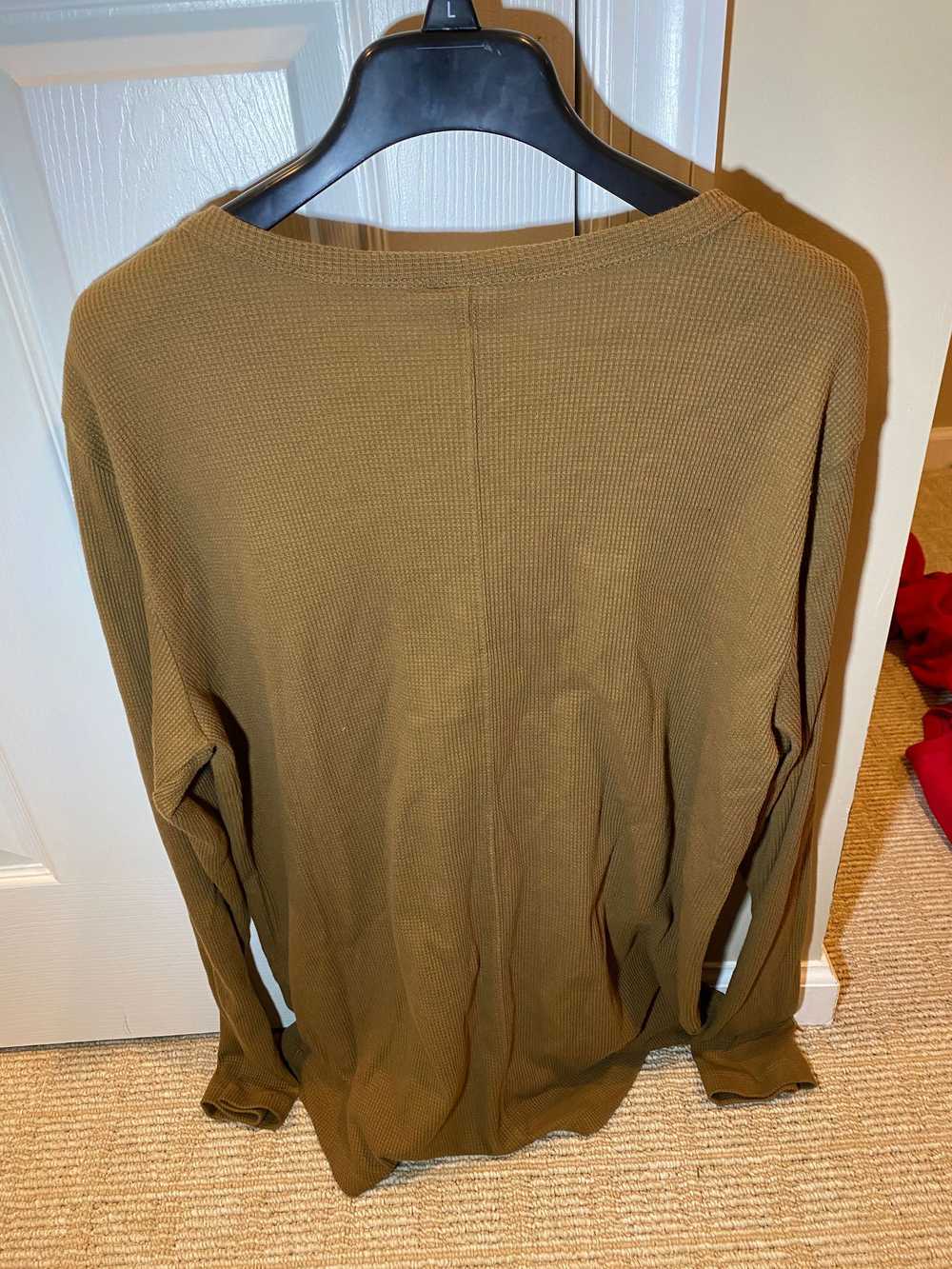 H&M H&M Beige Long Sleeve T-Shirt Size L - image 2