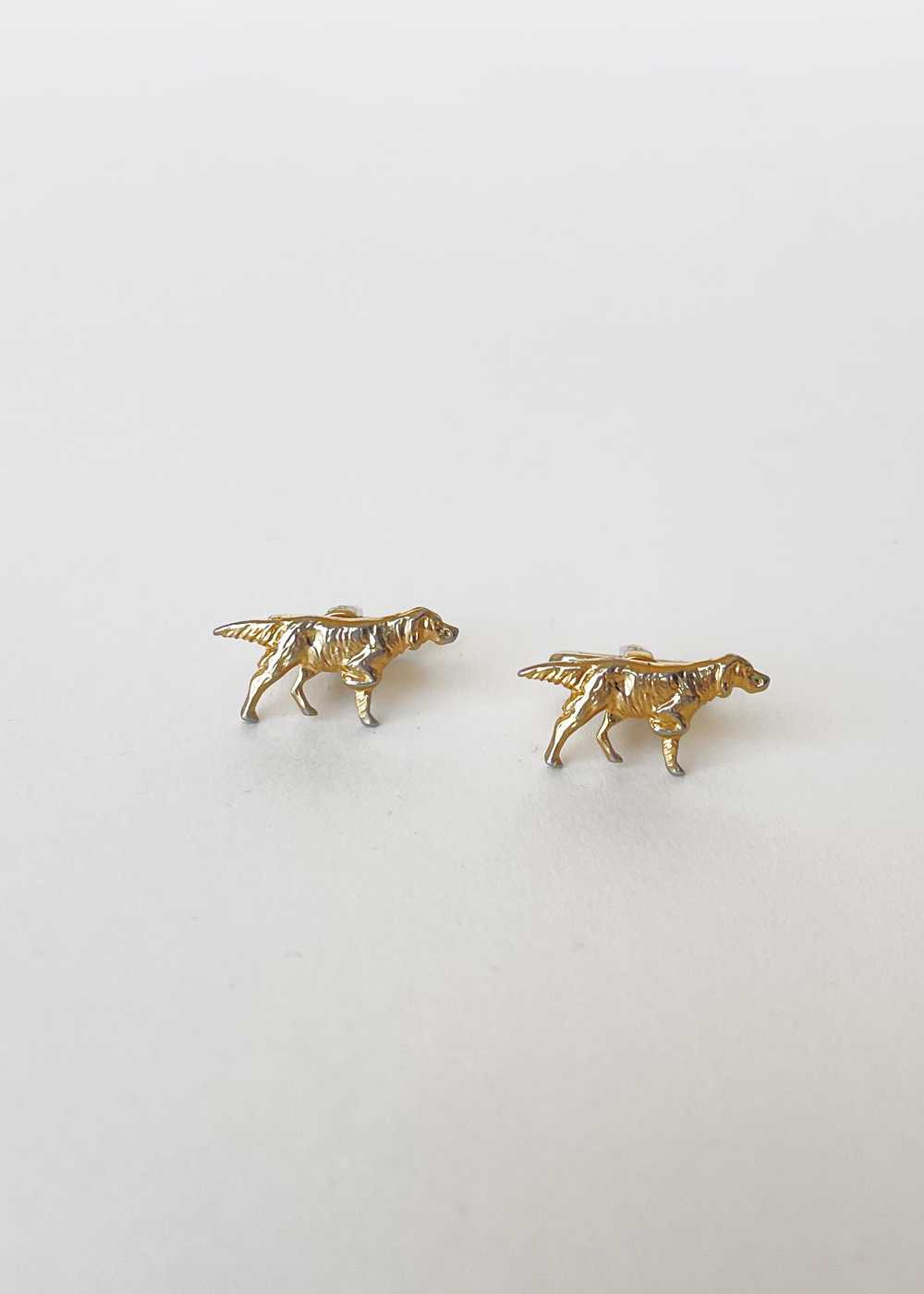 Vintage 1950s Dog Cufflinks - image 2