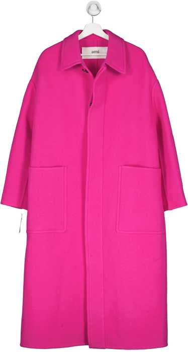 Ami Alexandre Mattiussi Pink Oversize Wool Single… - image 1