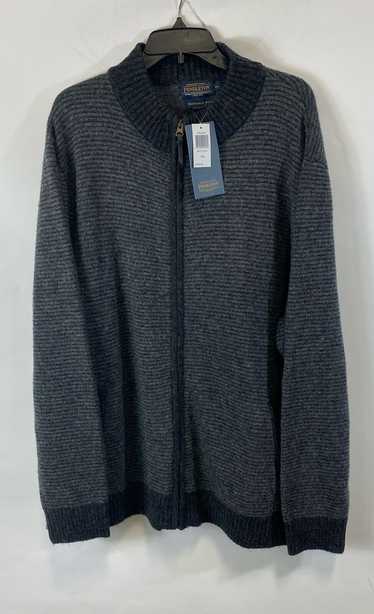 NWT Pendleton Mens Black Shetland Wool Long Sleeve