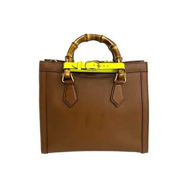 Gucci GUCCI Diana Bamboo Leather 2way Handbag Sho… - image 1