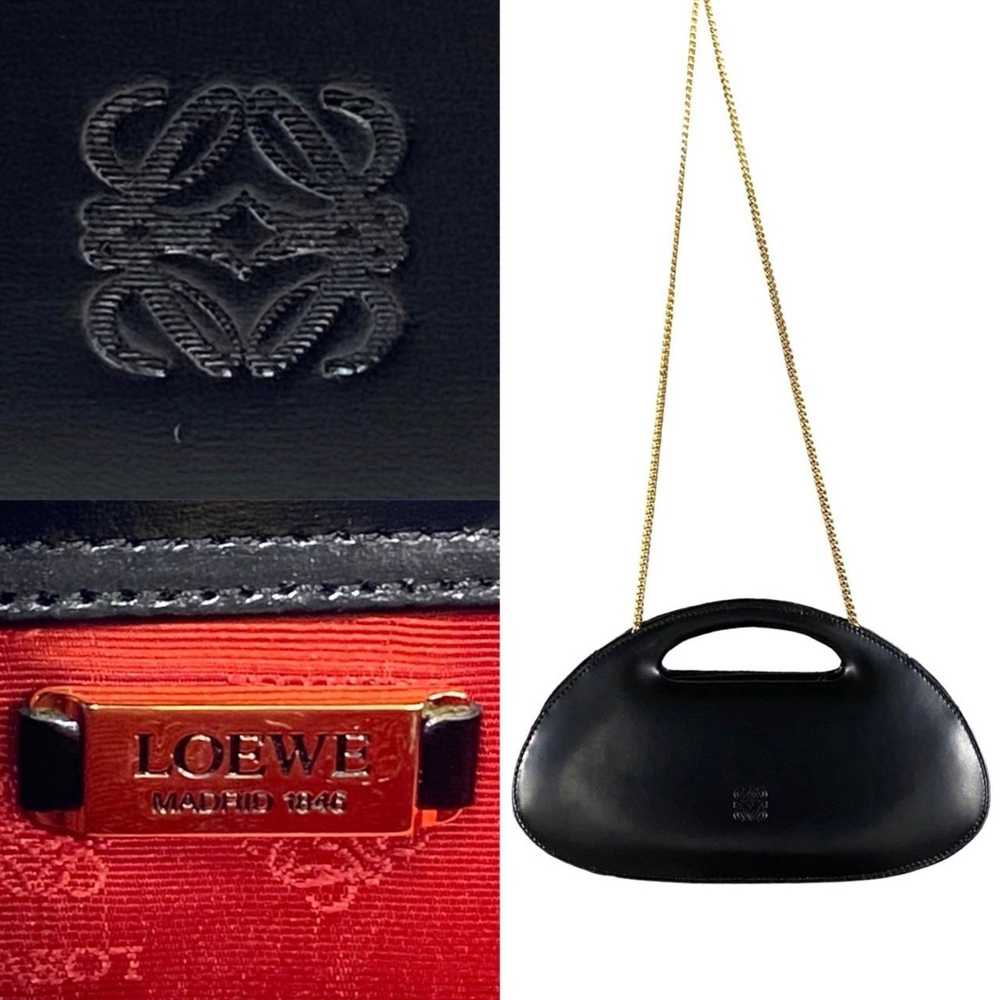 Loewe LOEWE Anagram Calf Leather 2way Handbag Cha… - image 3