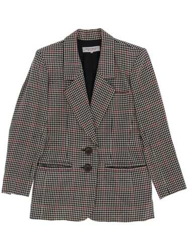 Saint Laurent Pre-Owned 1980s houndstooth single-… - image 1