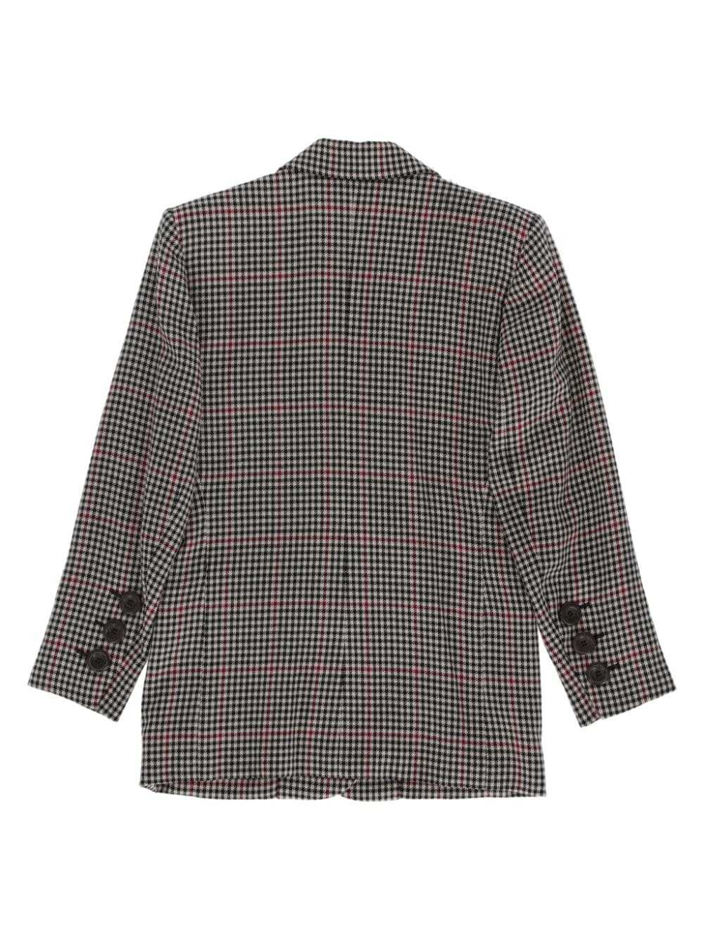 Saint Laurent Pre-Owned 1980s houndstooth single-… - image 2