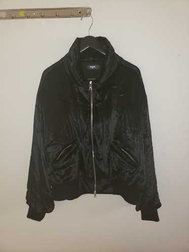 Amiri Velvet Puffer Bomber Jacket - image 1