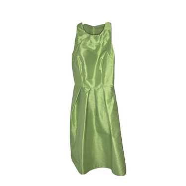 Designer Alfred Sung Pistachio Green Cocktail Dres