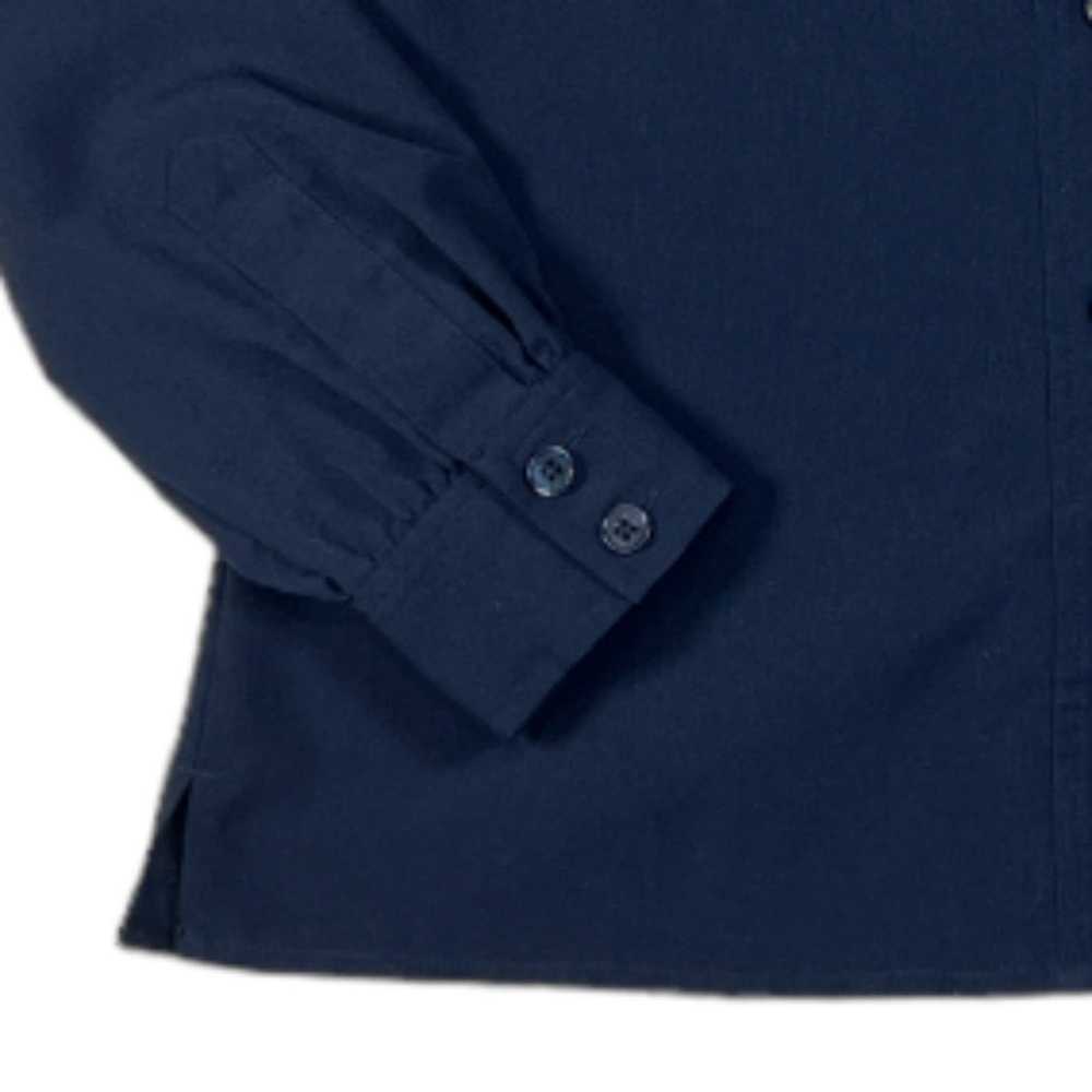 Tory Burch Tory Burch Collared Navy Blue Shirt | … - image 3