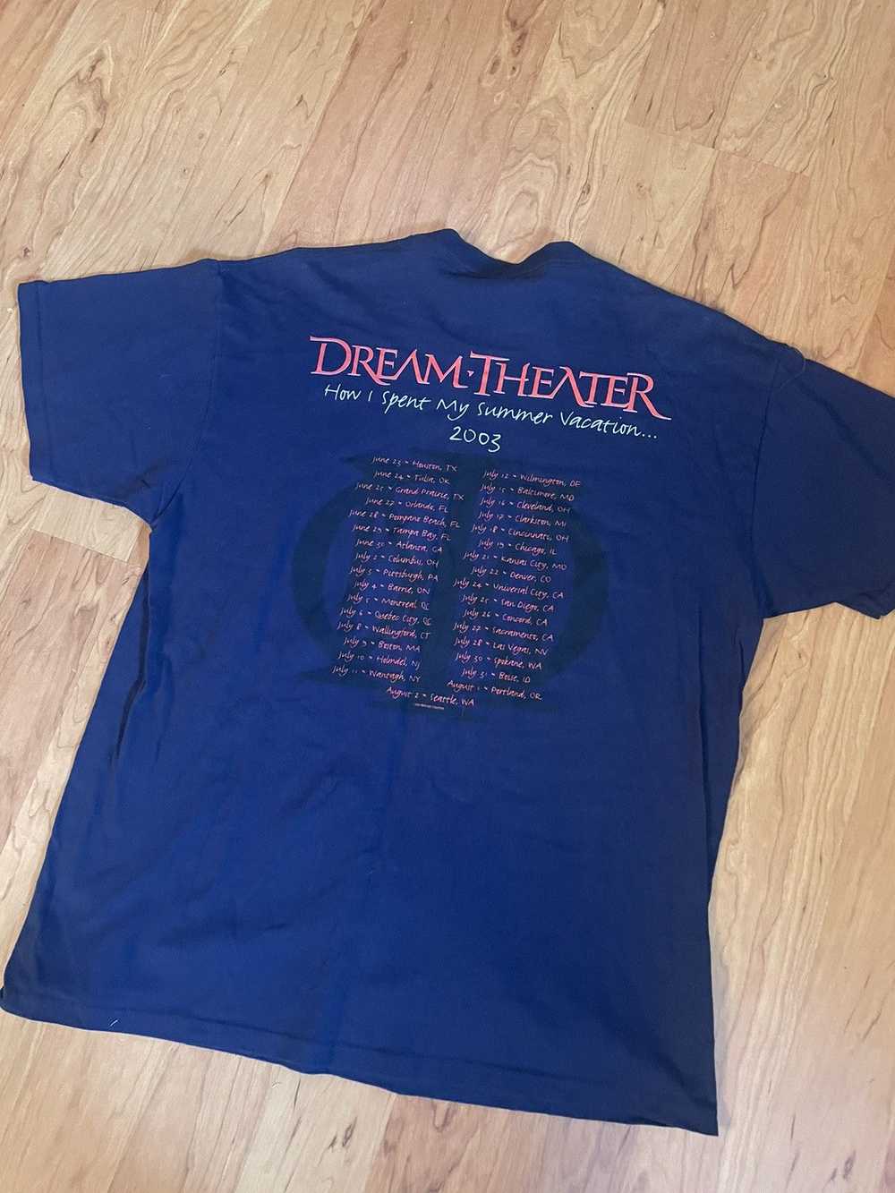 Vintage vintage 2003 dreamtheater band tee - image 3