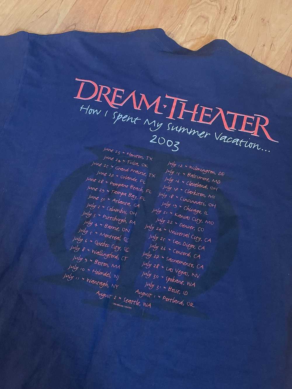 Vintage vintage 2003 dreamtheater band tee - image 4