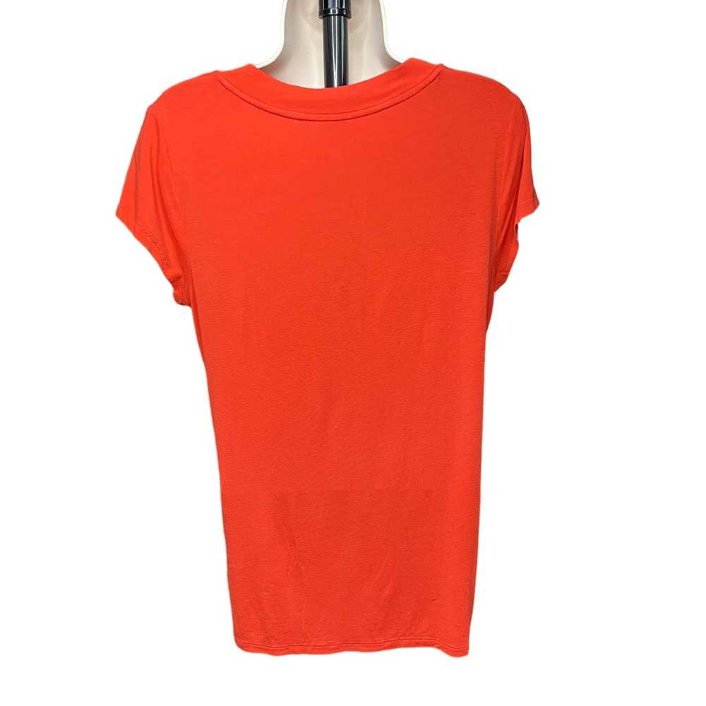 Merona Womens Merona Red T Shirt V Neck Blouse To… - image 4