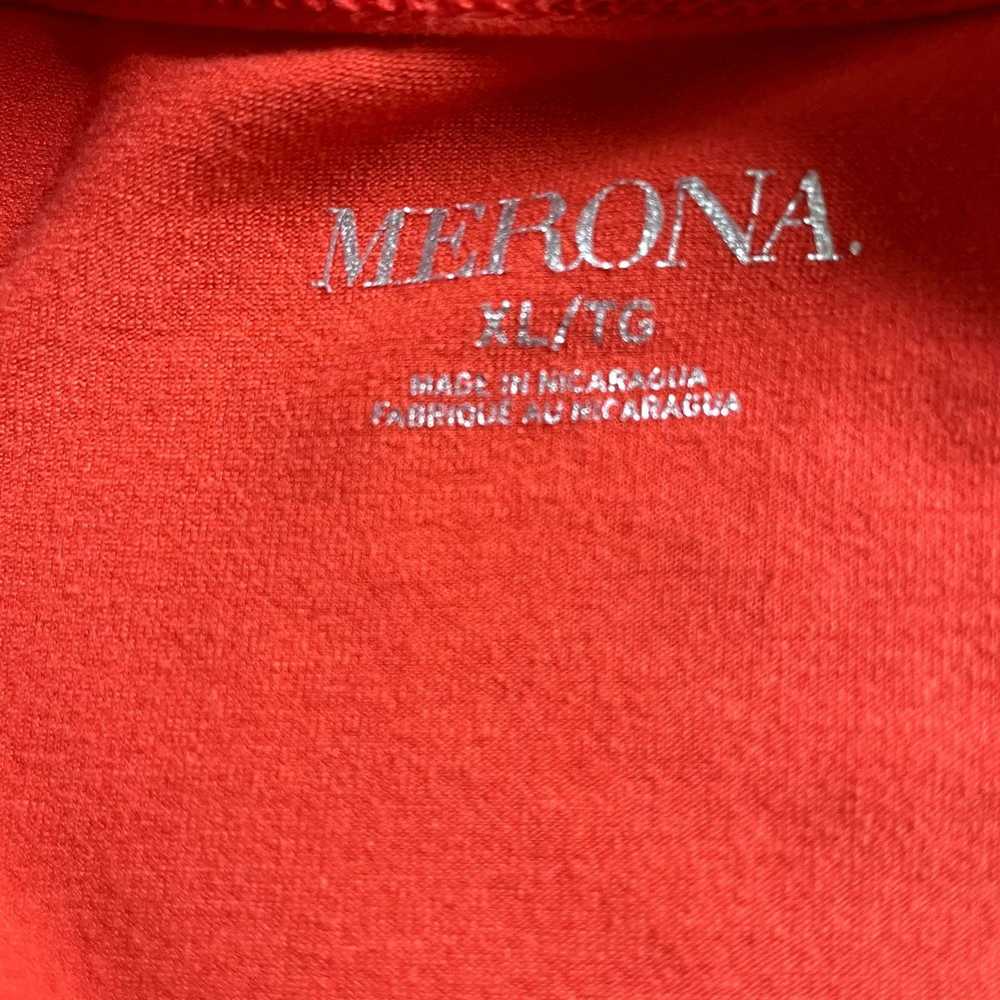 Merona Womens Merona Red T Shirt V Neck Blouse To… - image 6